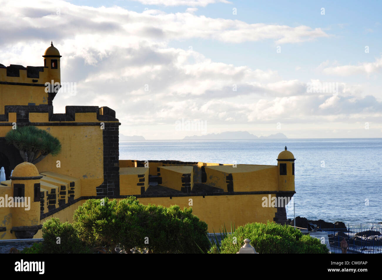 Portugal - Madère - Funchal Zona Velha - Vieille Ville Fortaleza de Sao Tiago - dates de 1614 - défense contre les pirates musée maintenant Banque D'Images