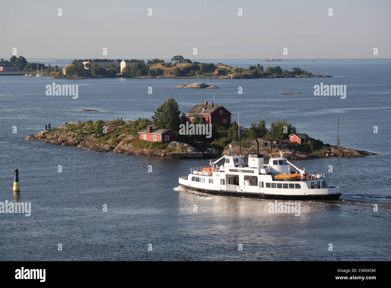 La Finlande, Helsinki ferry Suomenlinna Banque D'Images