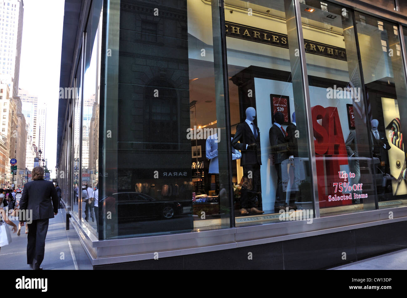 Charles Tyrwhitt magasin, New York, USA Banque D'Images