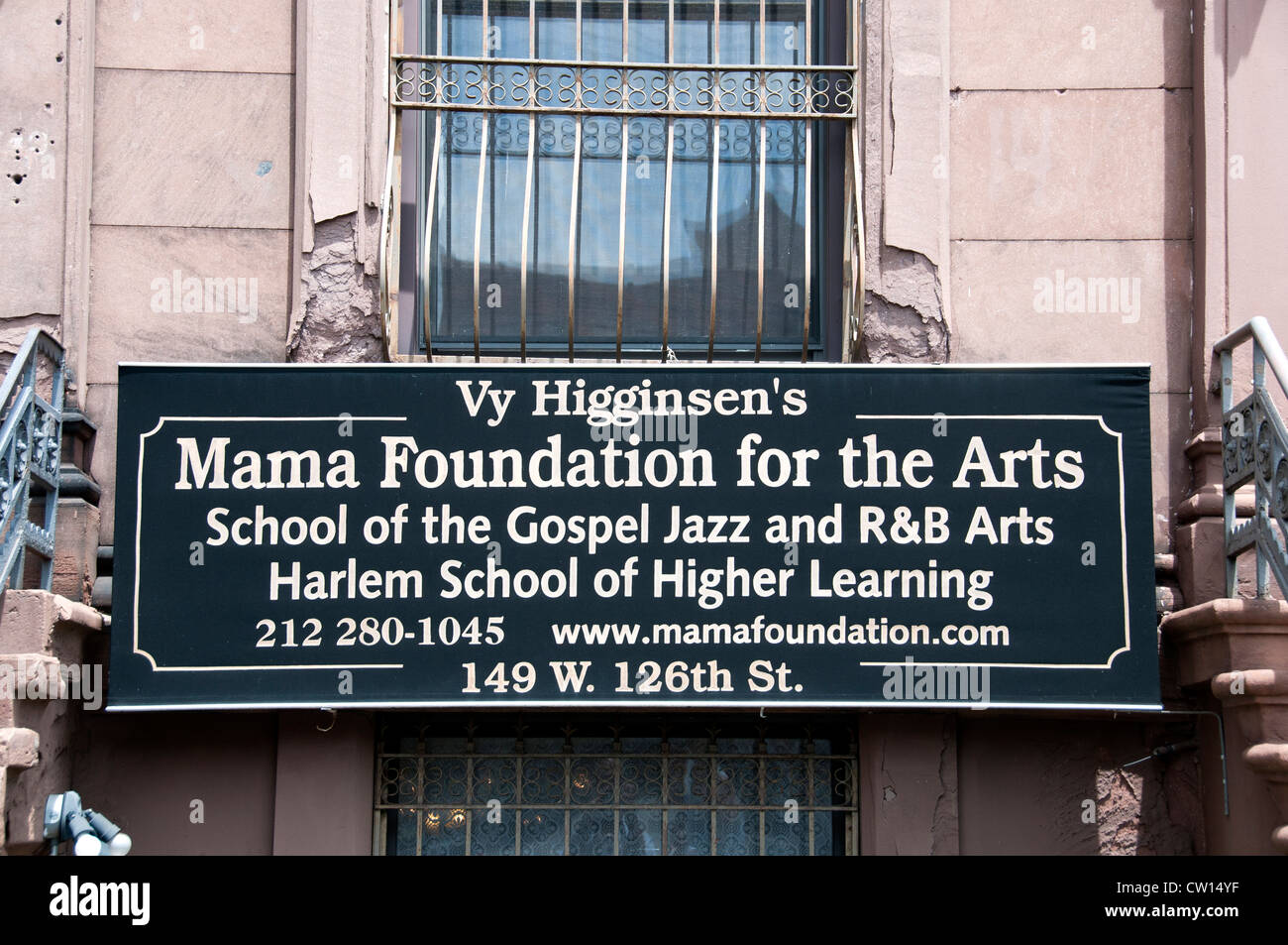 Vy Higginsen Mama's Foundation for the arts school pour R&B Jazz Gospel Harlem New York Manhattan United States Banque D'Images