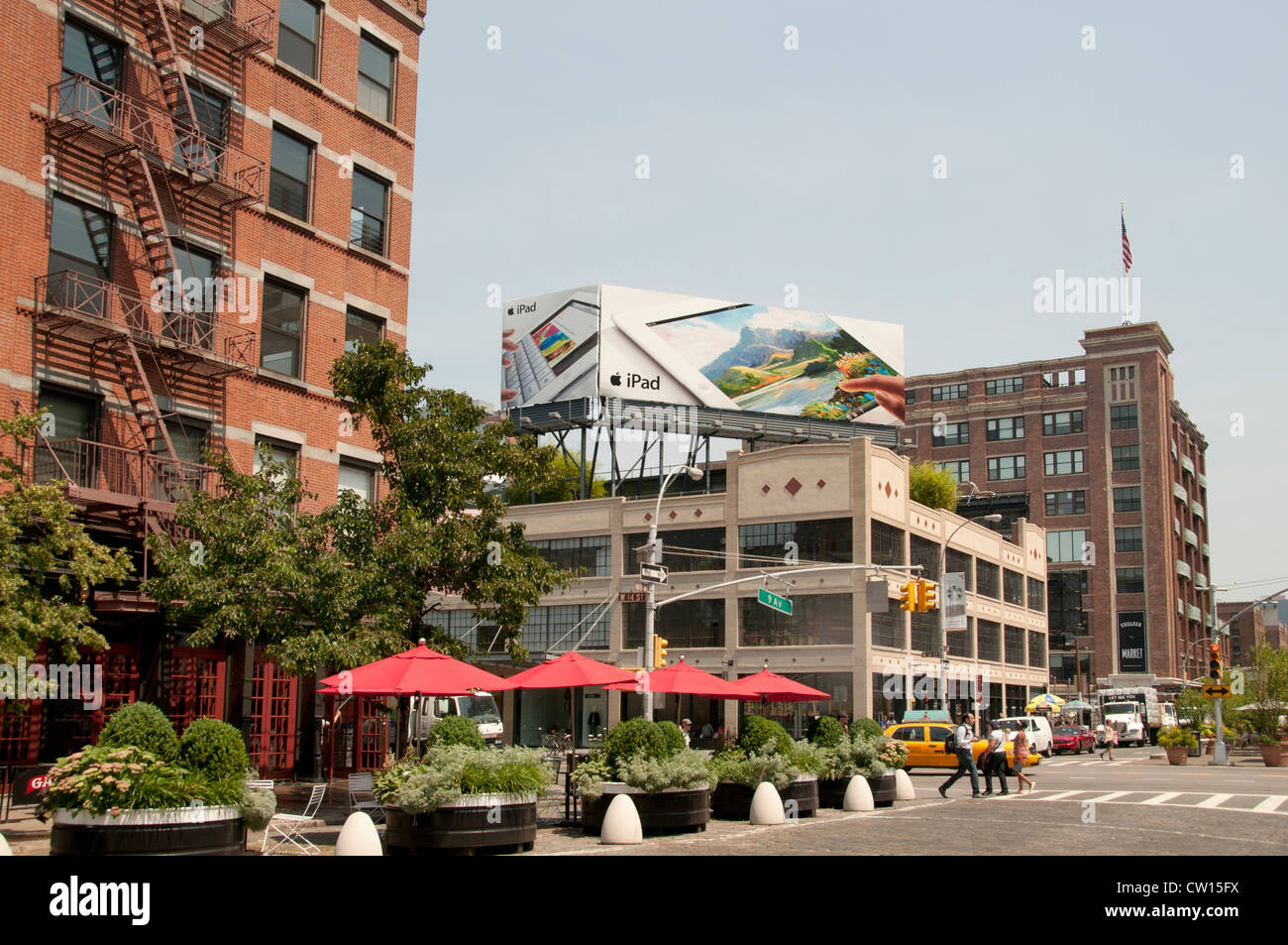 IPad Apple Store 8ème Avenue W 14th Street Meatpacking District Manhattan New York United States of America Banque D'Images