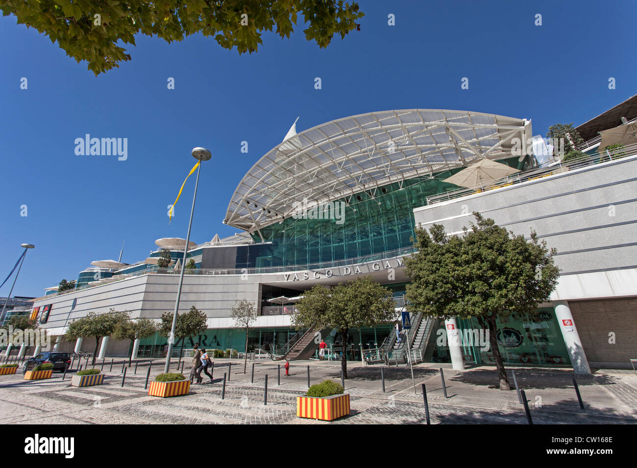 Centre commercial Vasco da Gama dans le Parque das Nações (Parc des Nations), Lisbonne, Portugal. Banque D'Images