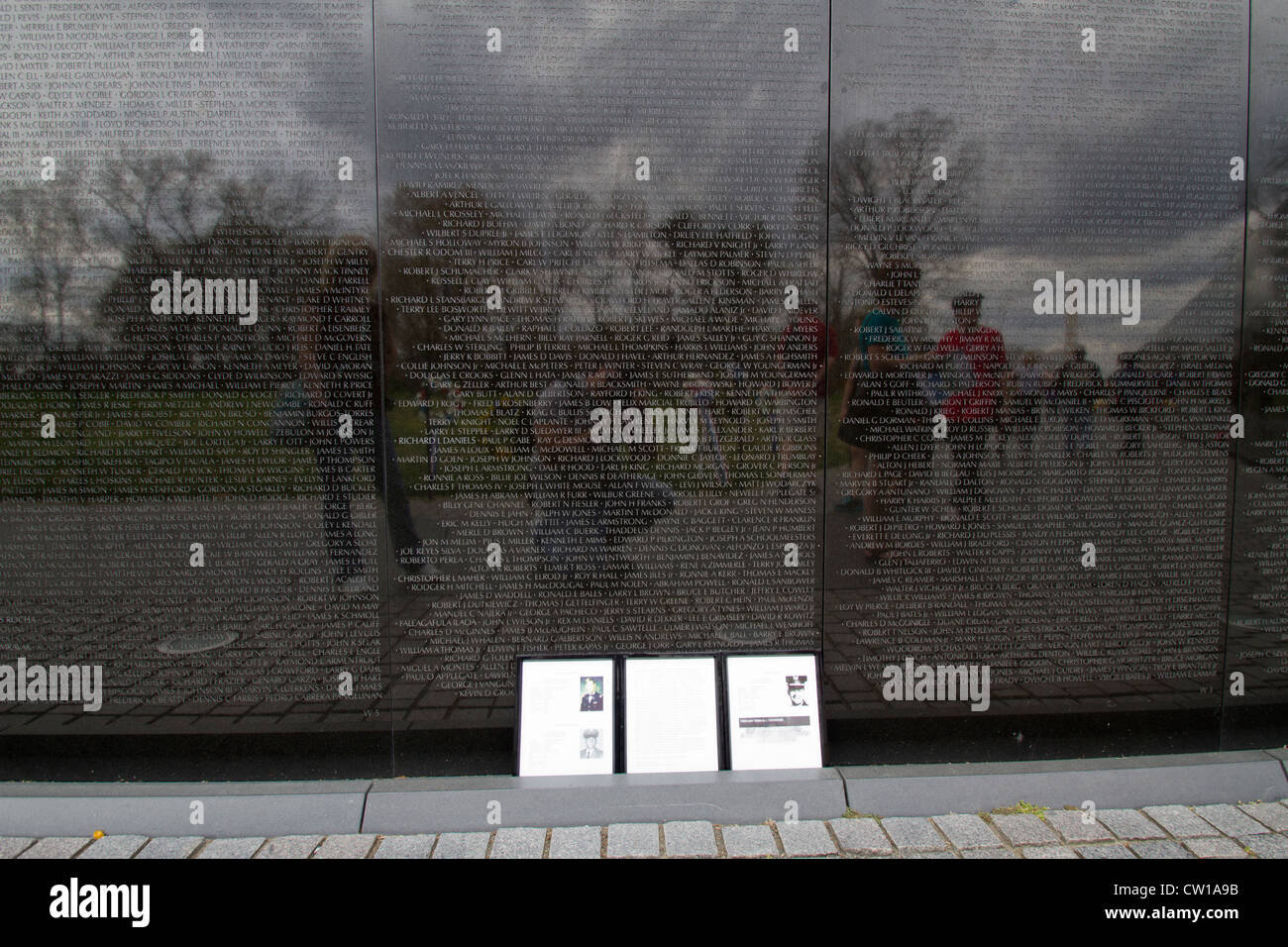 Vietnam Memorial Wall Banque D'Images