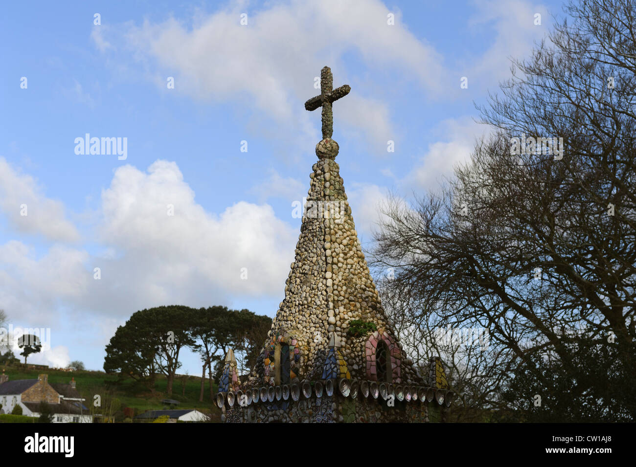 Petite chapelle de l'église 1914, l'île de Guernsey, Channel Islands Banque D'Images