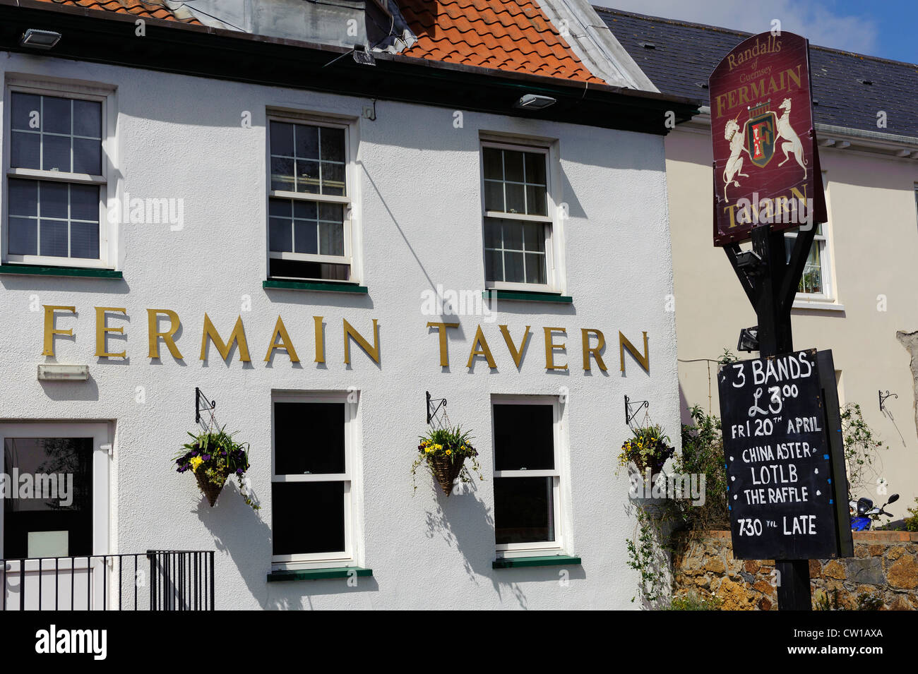 Taverne Fermain, à l'île de Guernsey, Channel Islands Banque D'Images