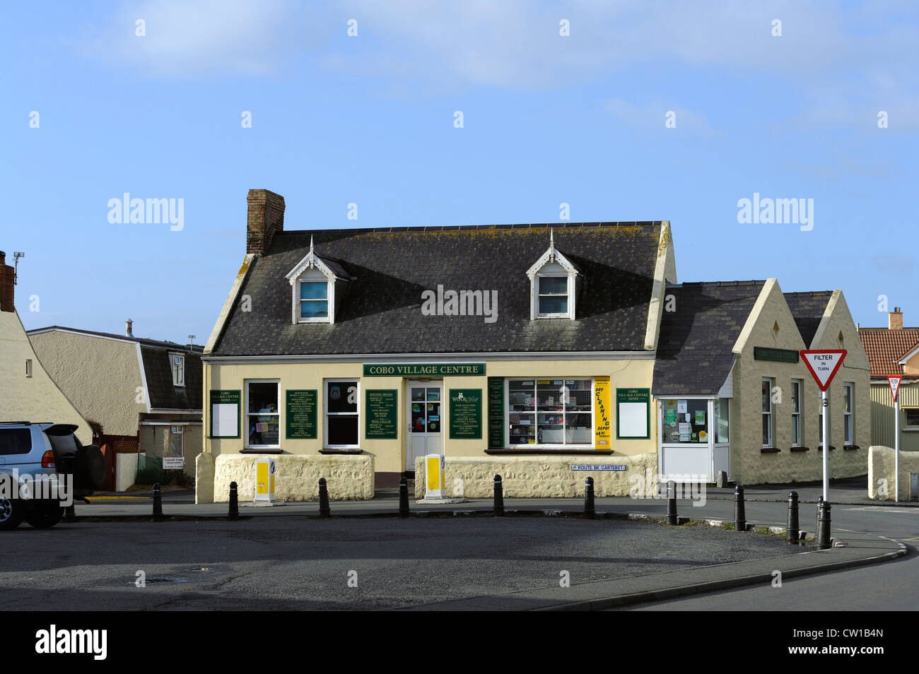 La baie salée,à l'île de Guernsey, Channel Islands Banque D'Images