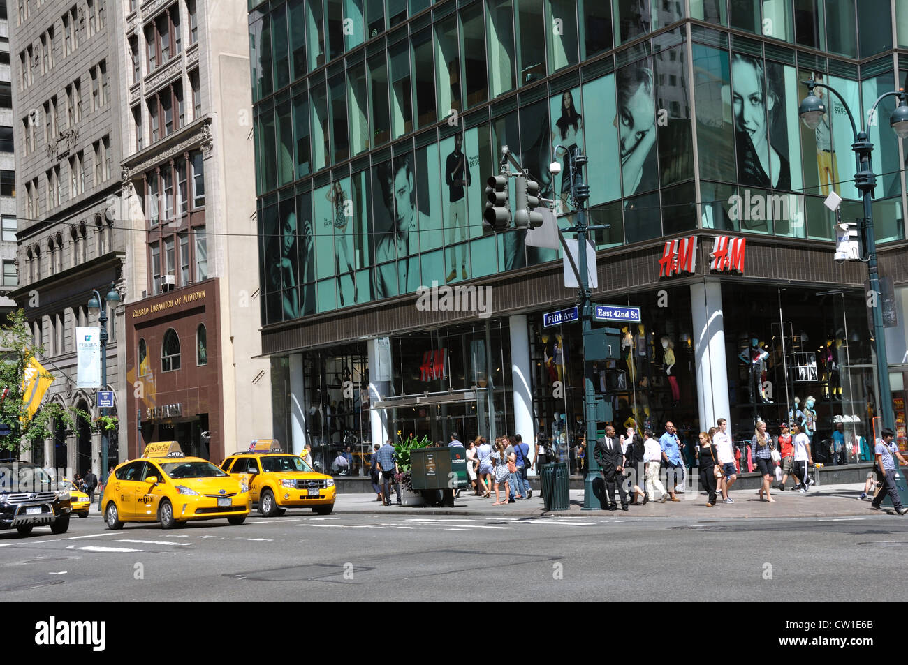 Taxi, New York, USA Banque D'Images Taxi, New York, USA Banque D'Images