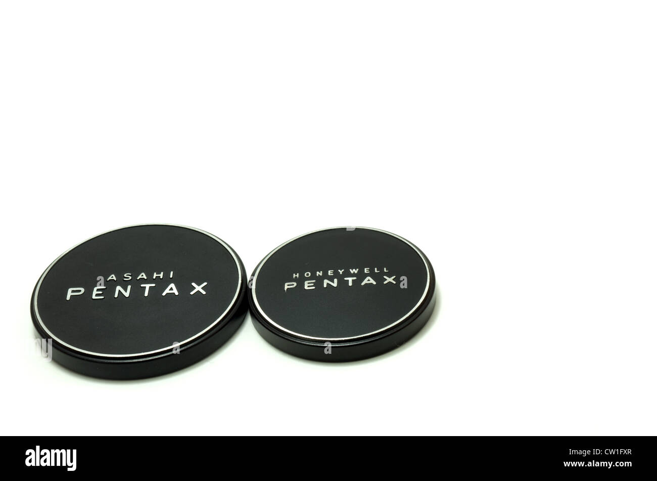 Asahi Pentax Honeywell en aluminium protège-objectif avant Banque D'Images