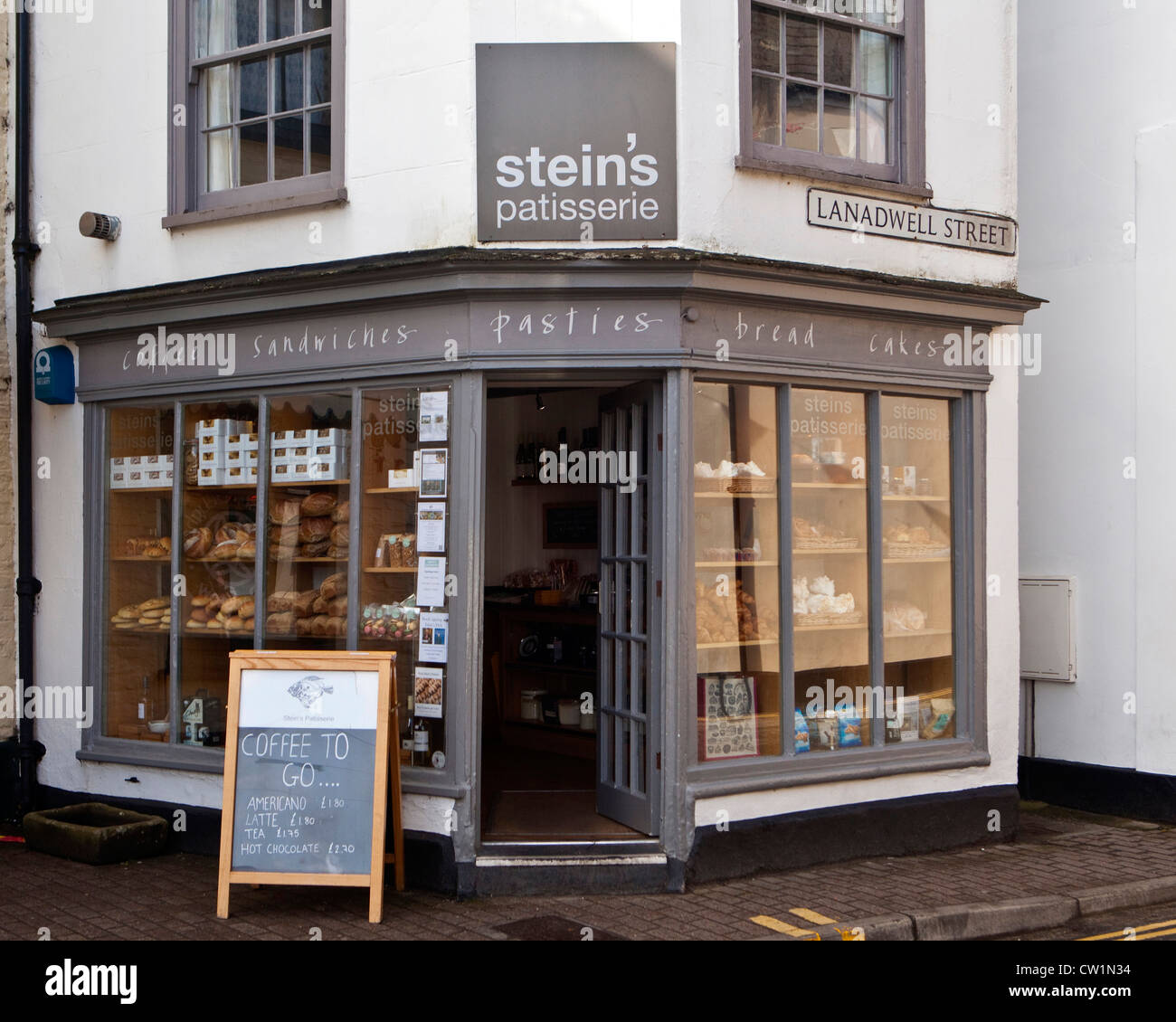 Rick Stein's Patisserie à Padstow Harbour, Cornwall, UK Banque D'Images