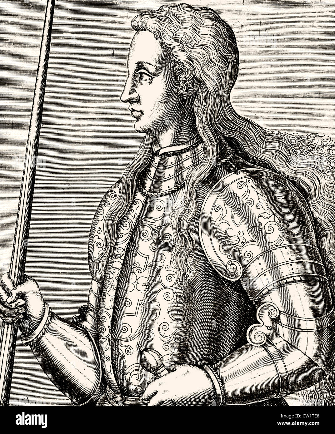 Jeanne d’Arc Banque D'Images