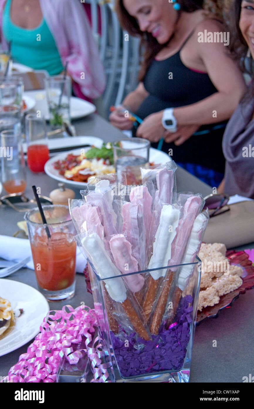 Partie de douche de bébé Banque D'Images