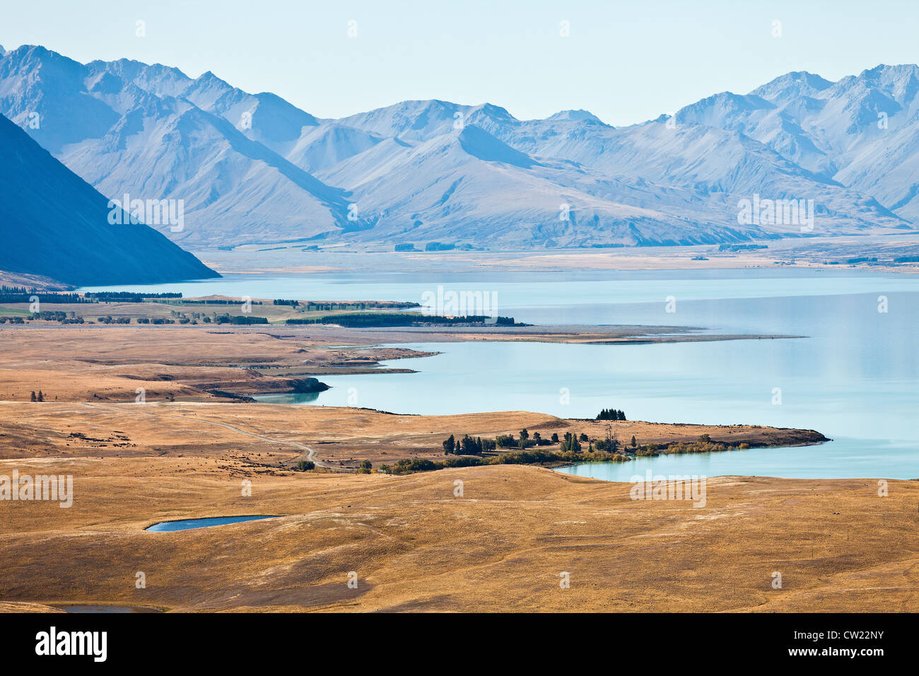 Paysage en Nouvelle-Zélande Banque D'Images Paysage en Nouvelle-Zélande Banque D'Images