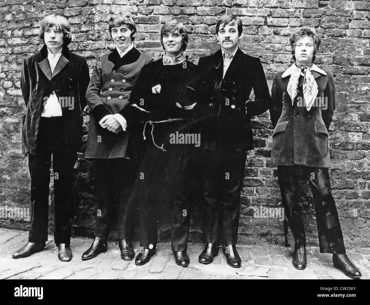 Groupe britannique Procol Harum en 1967.à partir de la gauche : Matthew Fisher, Dave Knights, Bobby Harrison, Gary Brooker, Keith Reid. Photo Tony Gale Banque D'Images