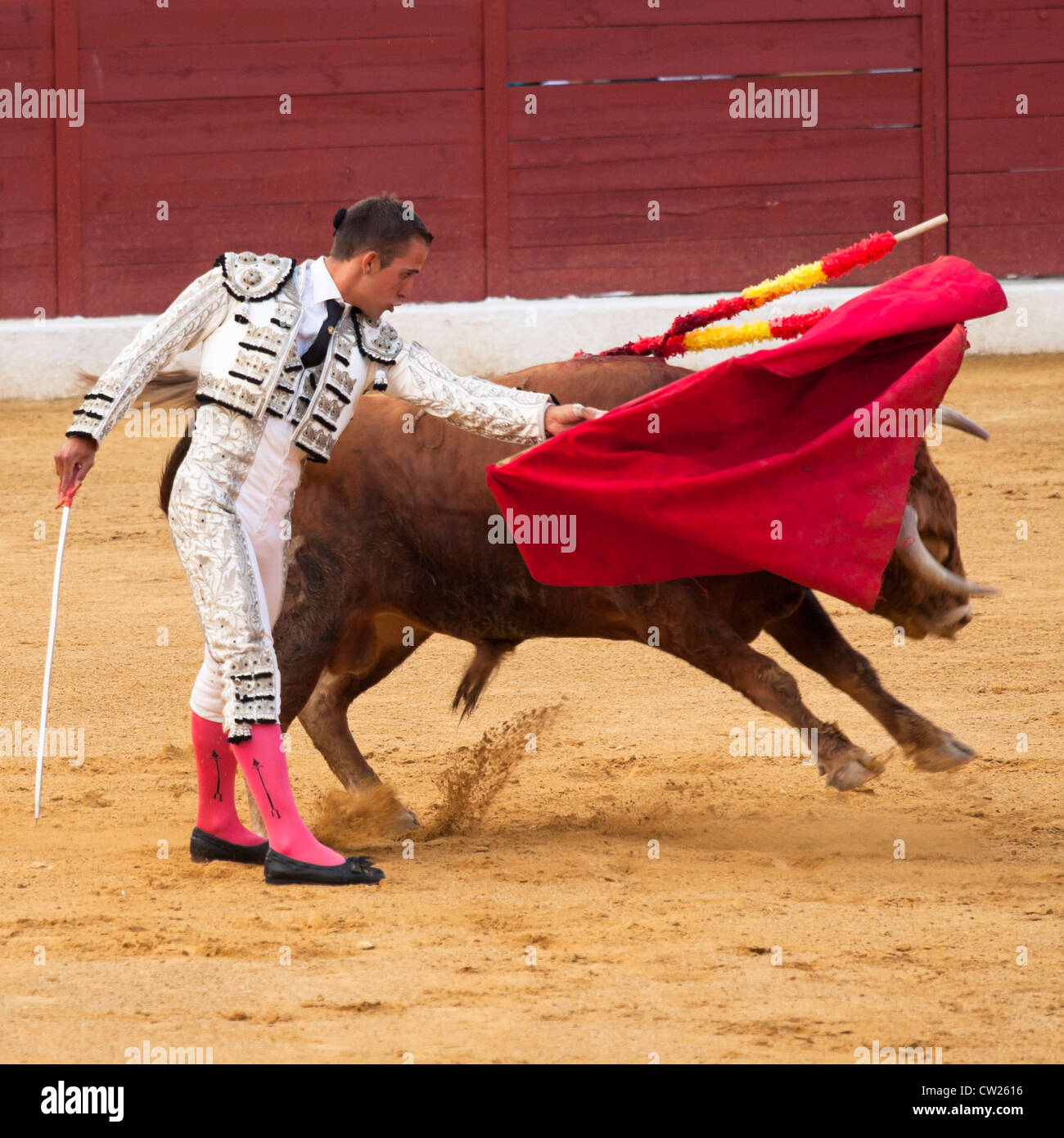 La tauromachie en Espagne. 20 juillet 2012, la Linea de la Concepcion, Espagne. Banque D'Images