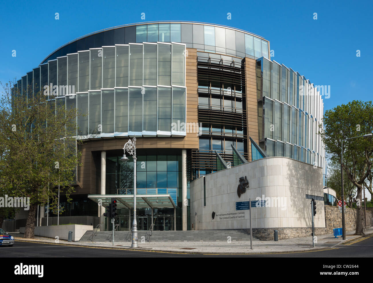 Les tribunaux de justice pénale, Dublin, République d'Irlande. Banque D'Images