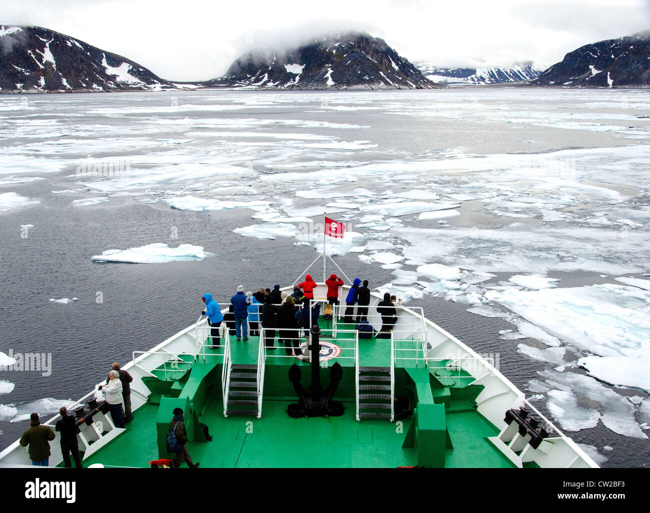 MS Expedition cruise Svalbard Norvège Scandinavie Banque D'Images