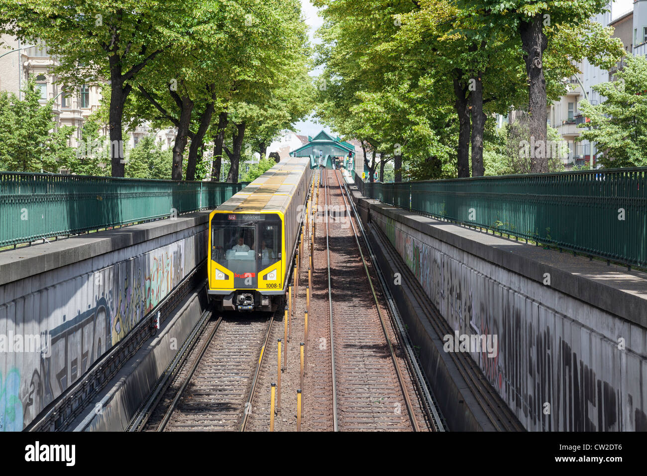 U-bahn, Berlin, Allemagne Banque D'Images