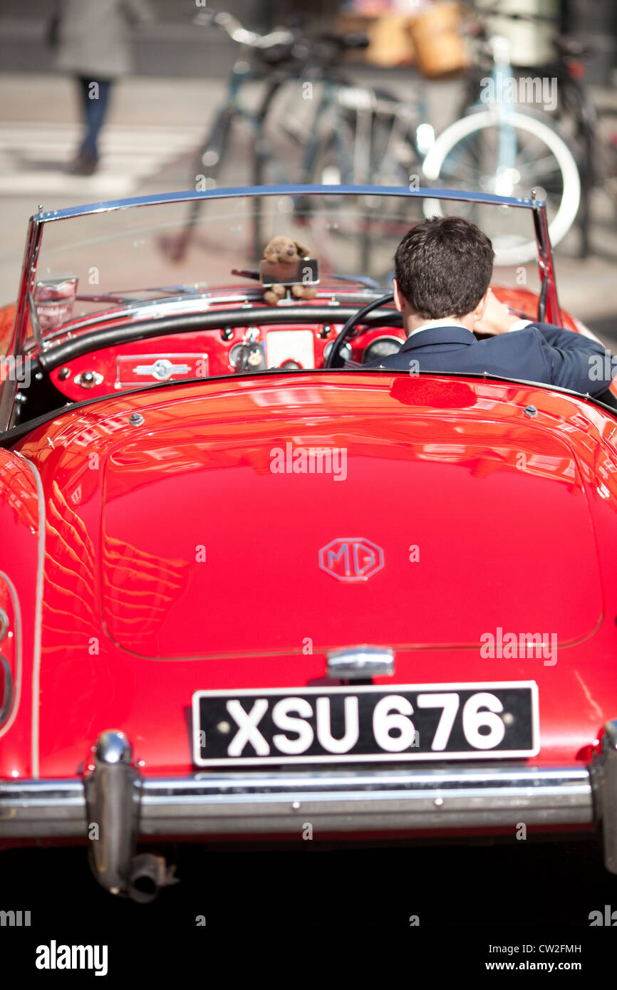 Classic vintage MG location Banque D'Images