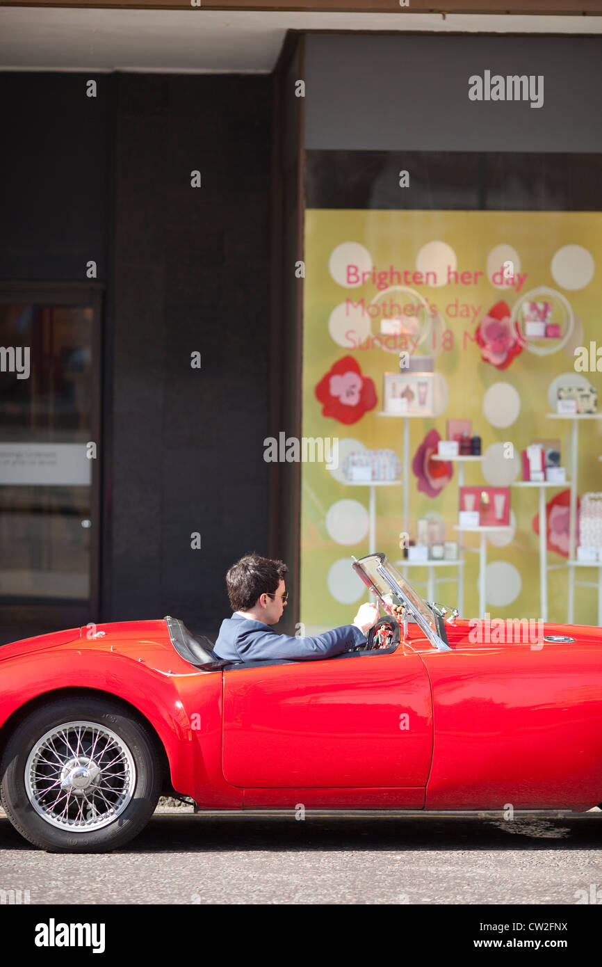 Classic vintage MG location Banque D'Images