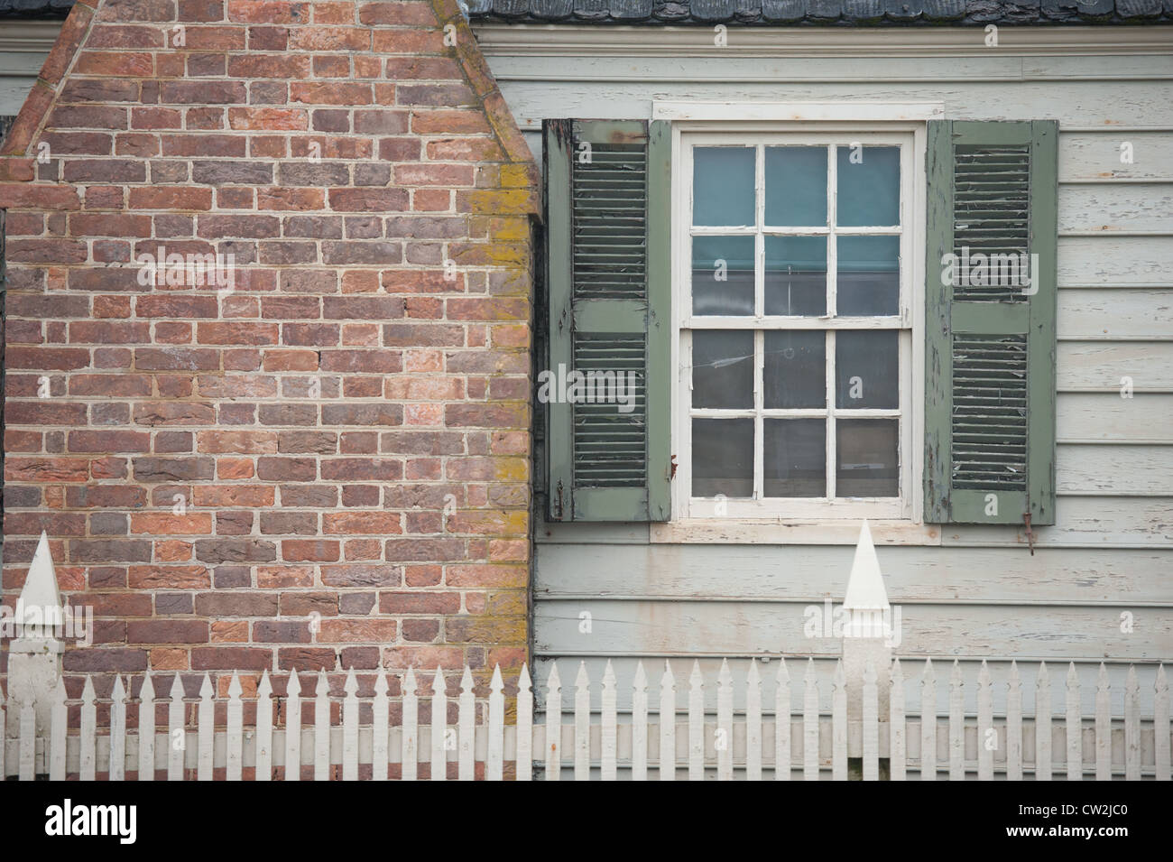 Colonial Williamsburg, VA Banque D'Images