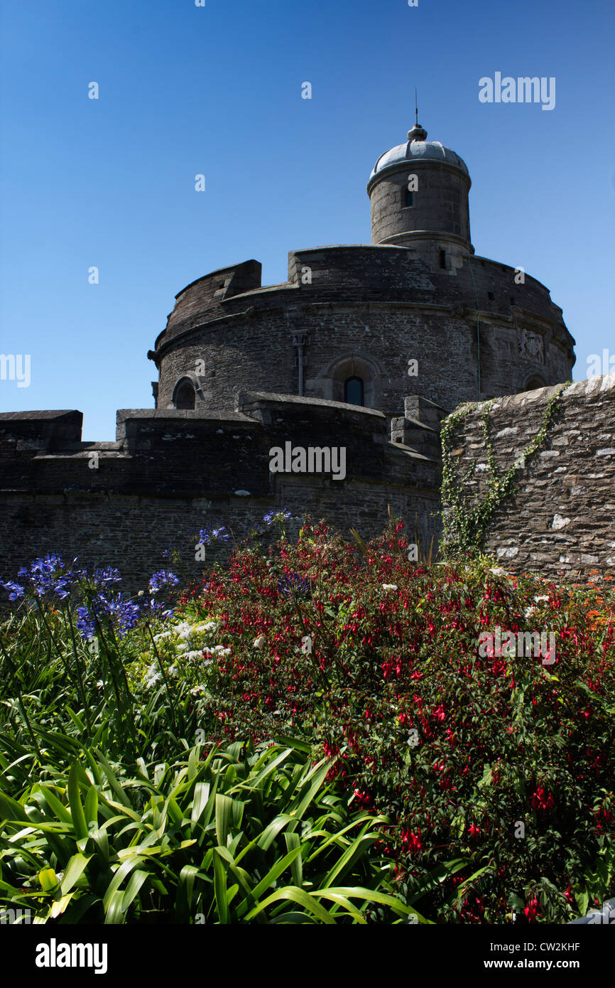 Château St Mawes Cornwall UK Banque D'Images