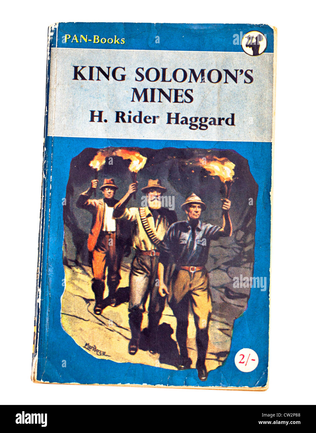 Histoire d'aventure pour enfants classique réserve Mines du roi Salomon par H. Rider Haggard publié par Pan Banque D'Images