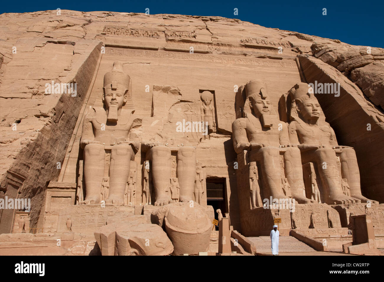 Le Temple de Ramsès II, Abou Simbel Egypte site Banque D'Images