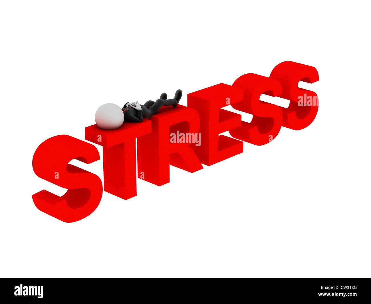 concept de stress Banque D'Images