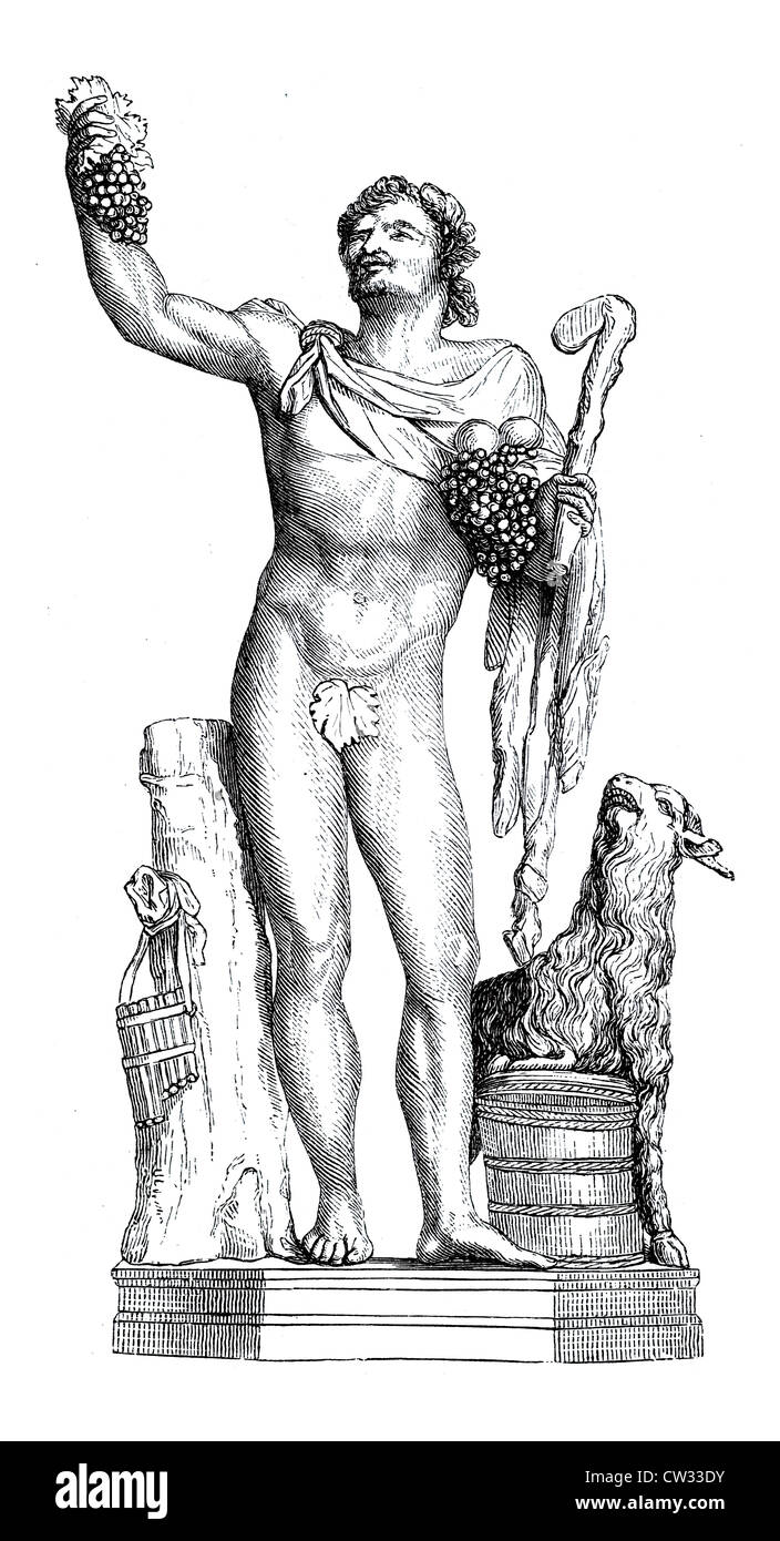 Jeune satyre Banque D'Images