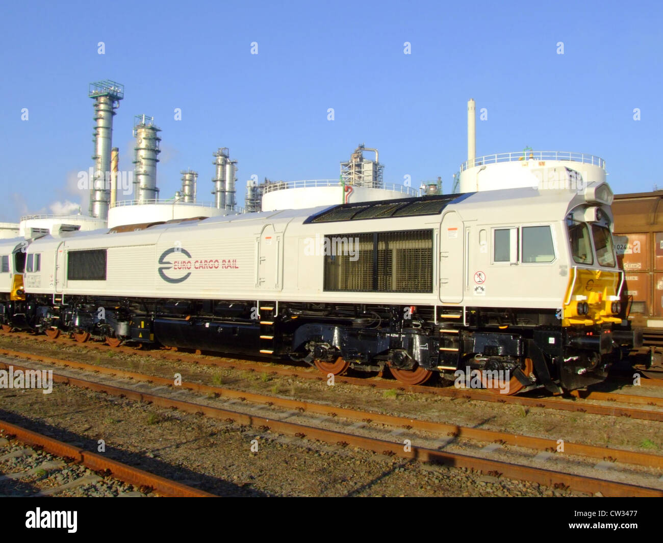 Euro Cargo Rail Class 66 Photo Stock - Alamy
