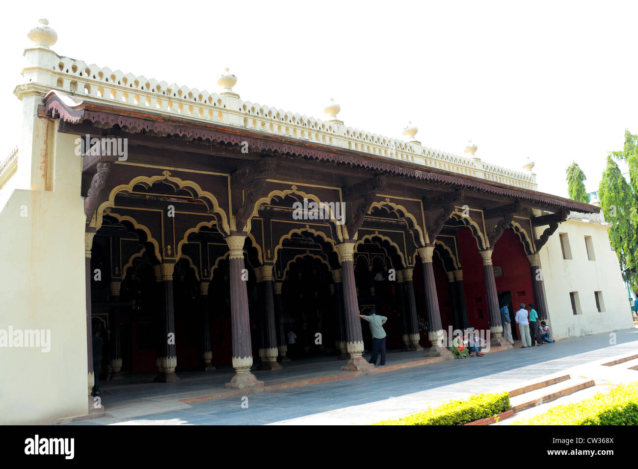 Tipu Sultan's,, été, Palace, Bangalore, Karnataka, Inde Banque D'Images