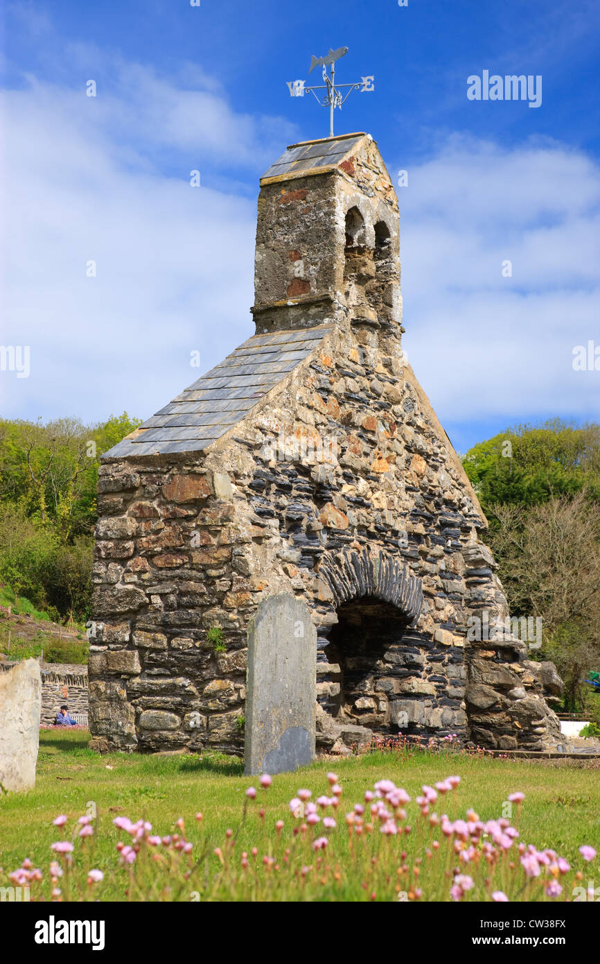 Mcg-an-eglwys Pembrokeshire Wales Fishguard Banque D'Images