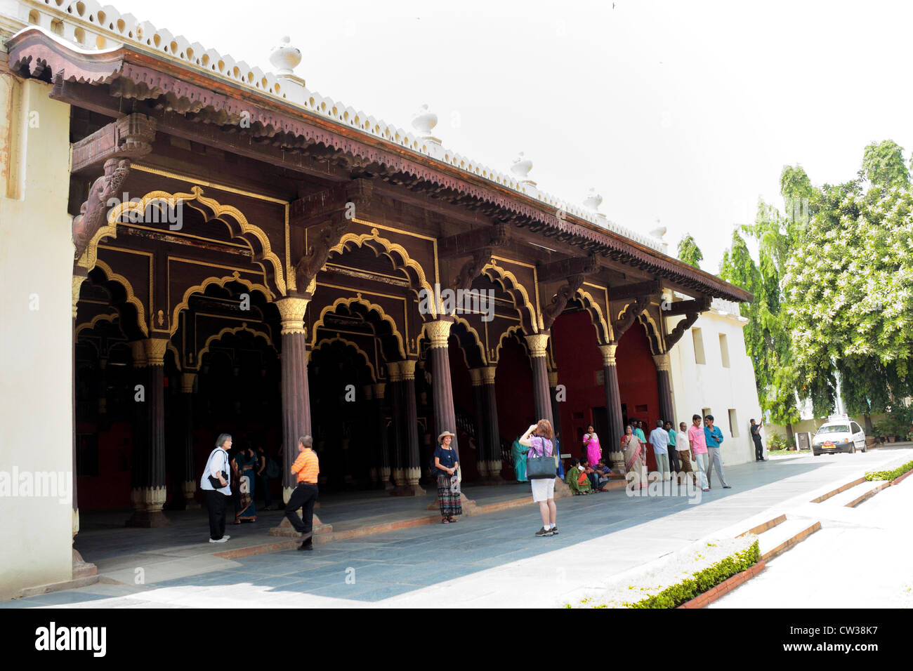 Tipu Sultan's,, été, Palace, Bangalore, Karnataka, Inde Banque D'Images