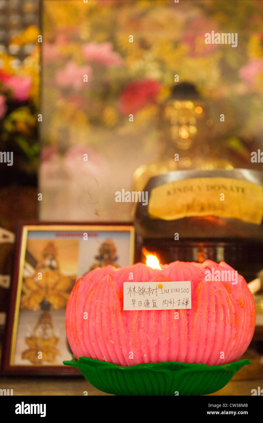 Dharmikarama temple Birman, George Town, Penang, Malaisie Banque D'Images