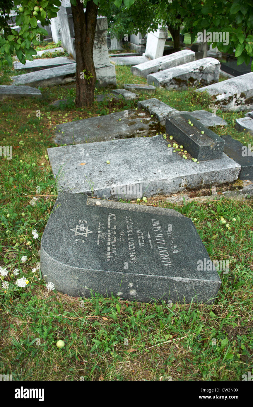 L'ancien cimetière juif de Sarajevo, Bosnie Herzégovine Banque D'Images