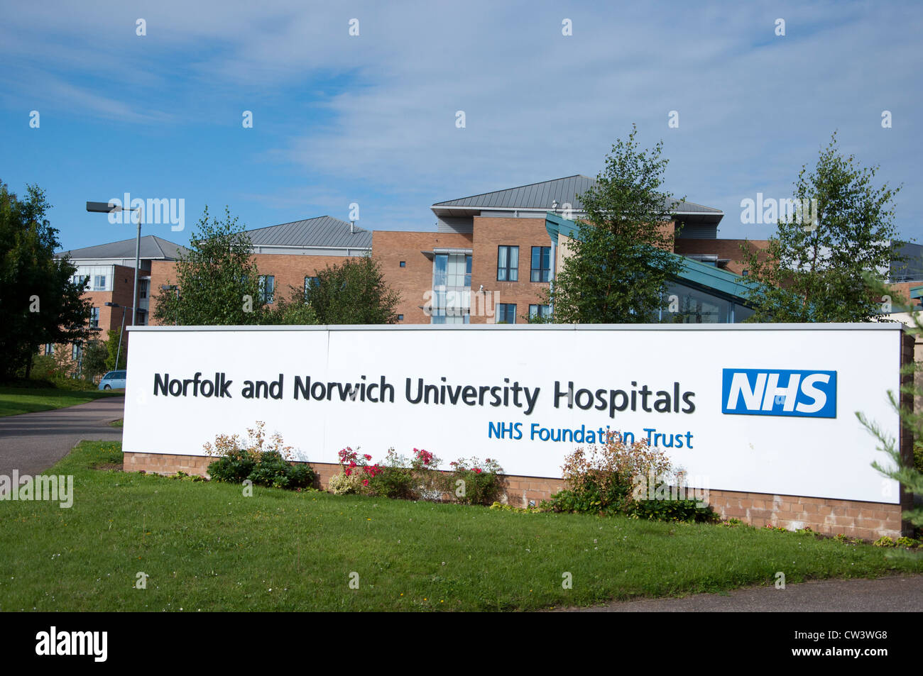 Norfolk et Norwich University Hospital Banque D'Images