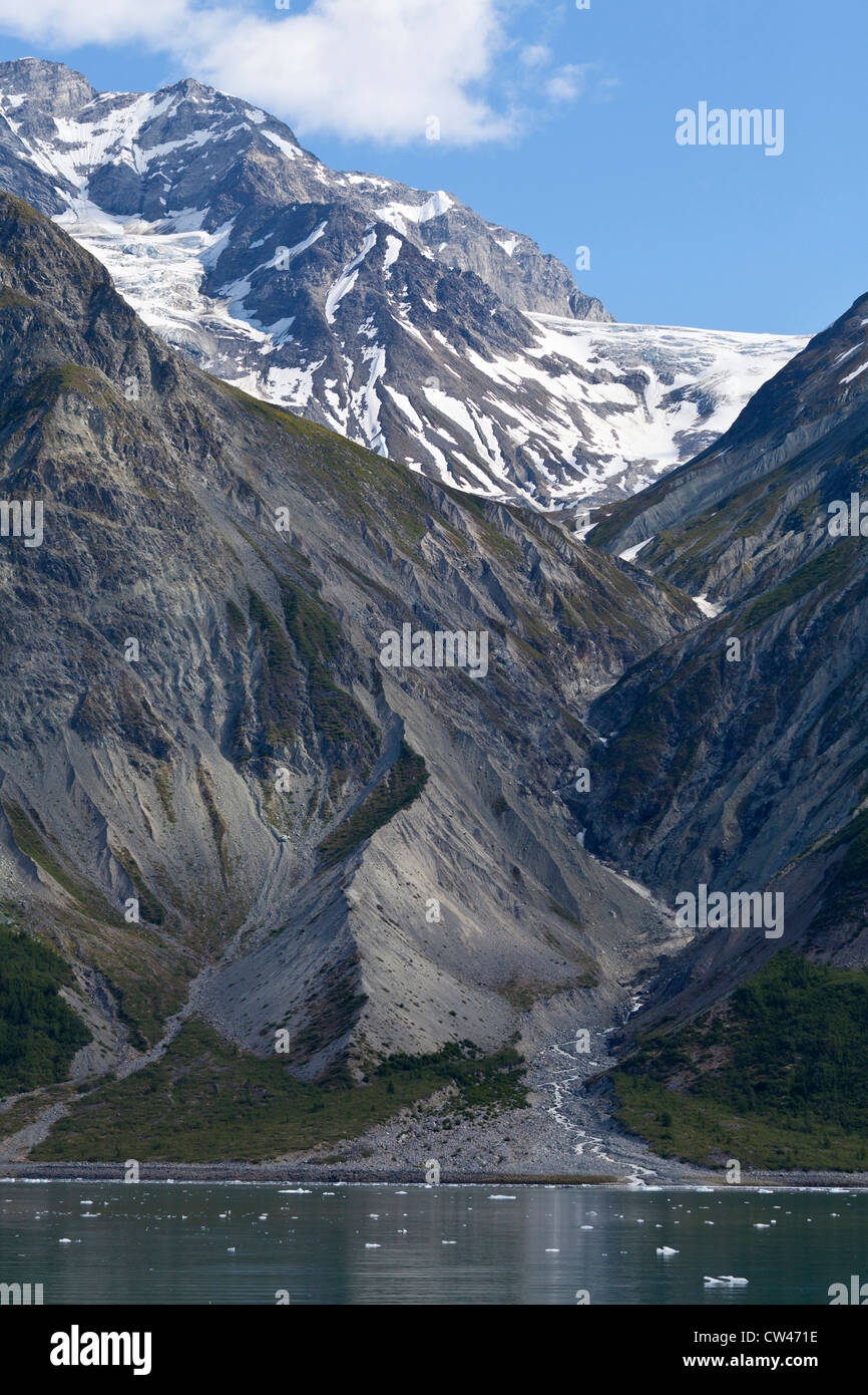 USA, Alaska, Glacier Bay National Park, scène près de Margerie Glacier Banque D'Images