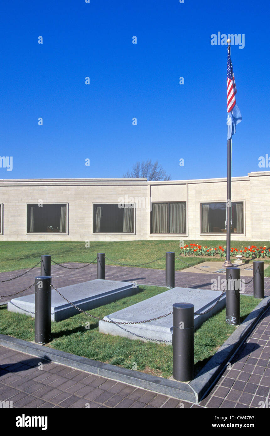 La tombe du Président Harry S. Truman, l'indépendance, MO Banque D'Images