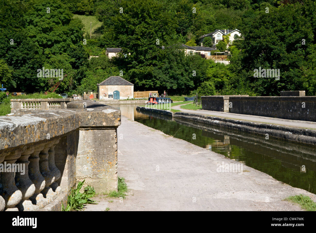 Kennet and Avon Canal aqueduc dundas somerset Bath Angleterre Banque D'Images