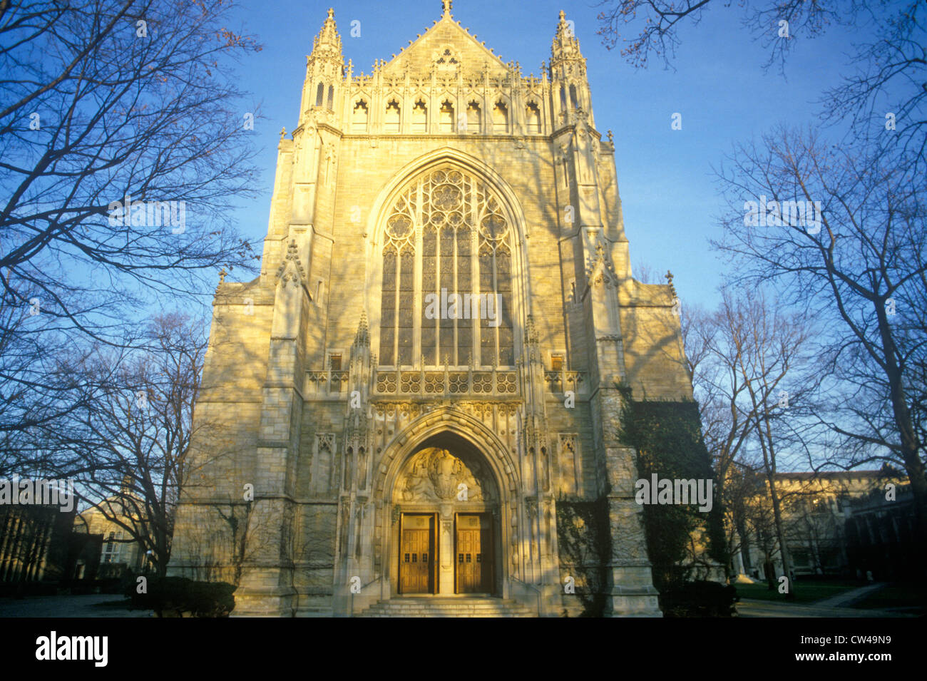 L'extérieur de l'Université de Princeton, NJ en automne Banque D'Images