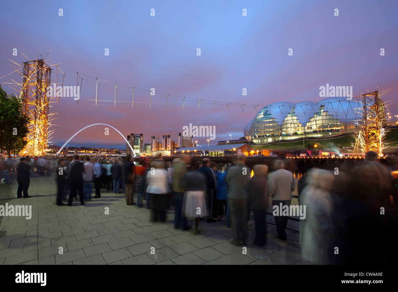 Bambuco, Newcastle Quayside Banque D'Images