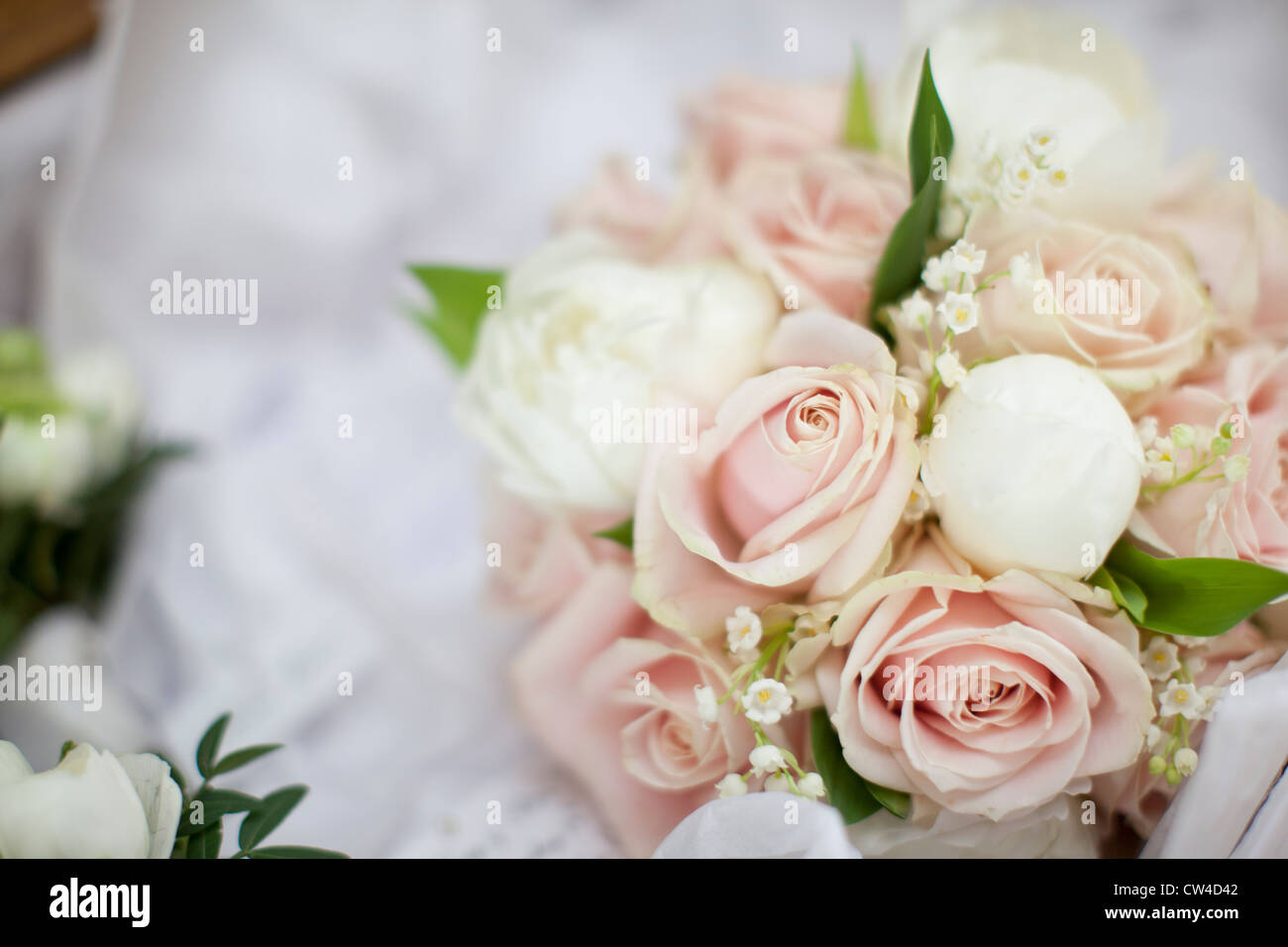 Mariage bouquet de roses Banque D'Images