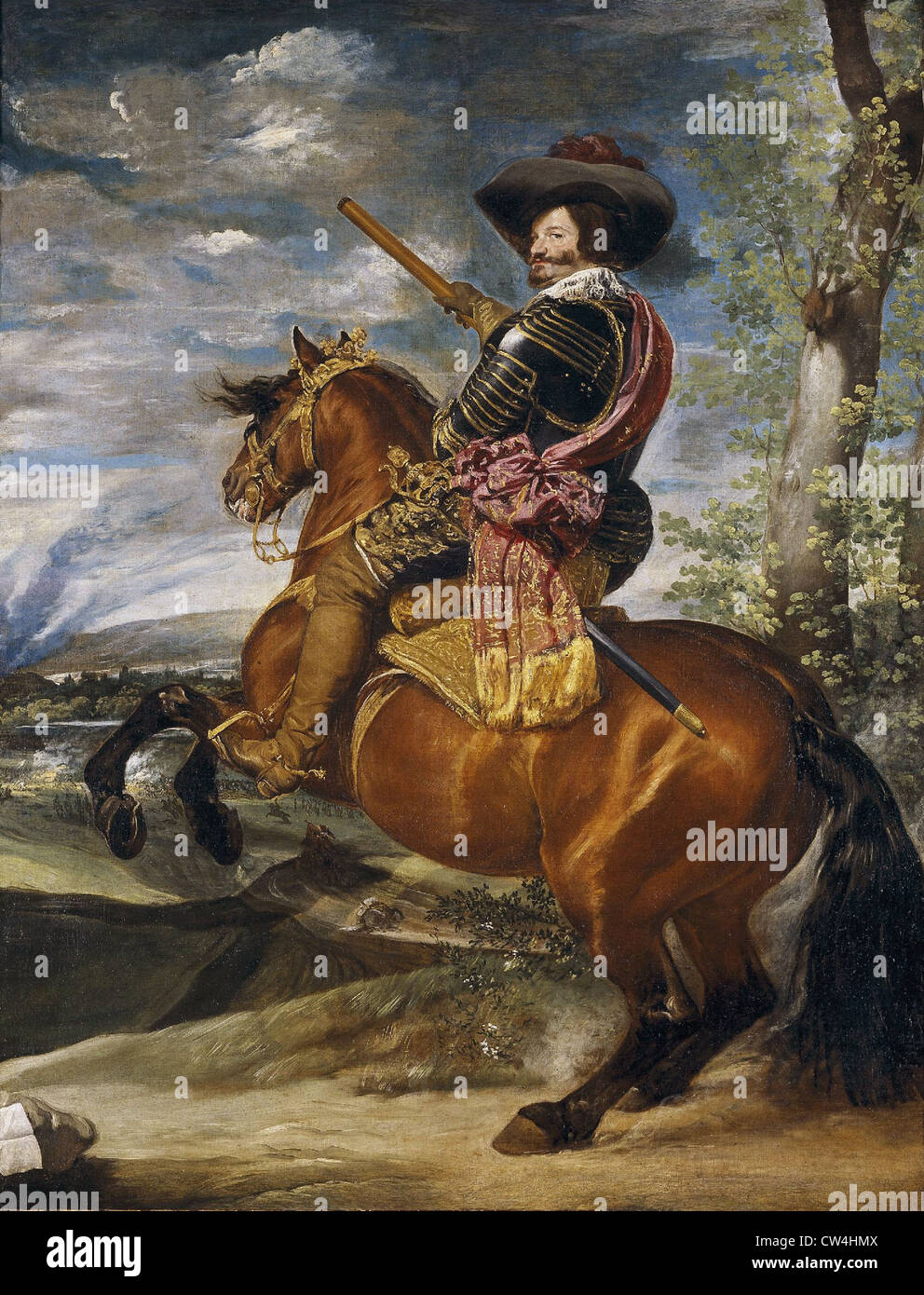 Diego Velazquez Gaspar de Guzmán, Count-Duke de Olivares 1634 Musée du Prado - Madrid Banque D'Images
