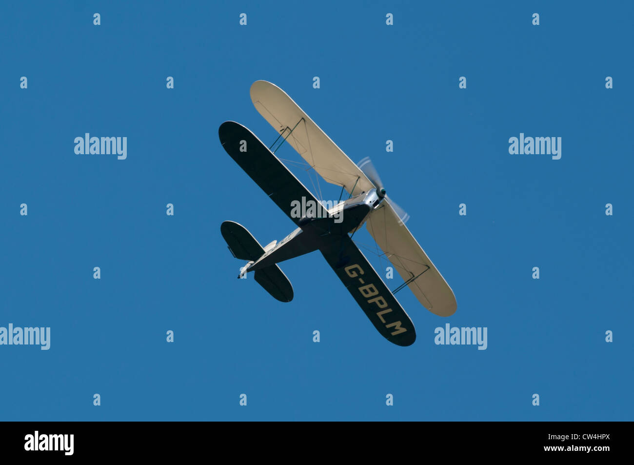 L'avion biplan Stampe Formation Bi Display Team UK Banque D'Images