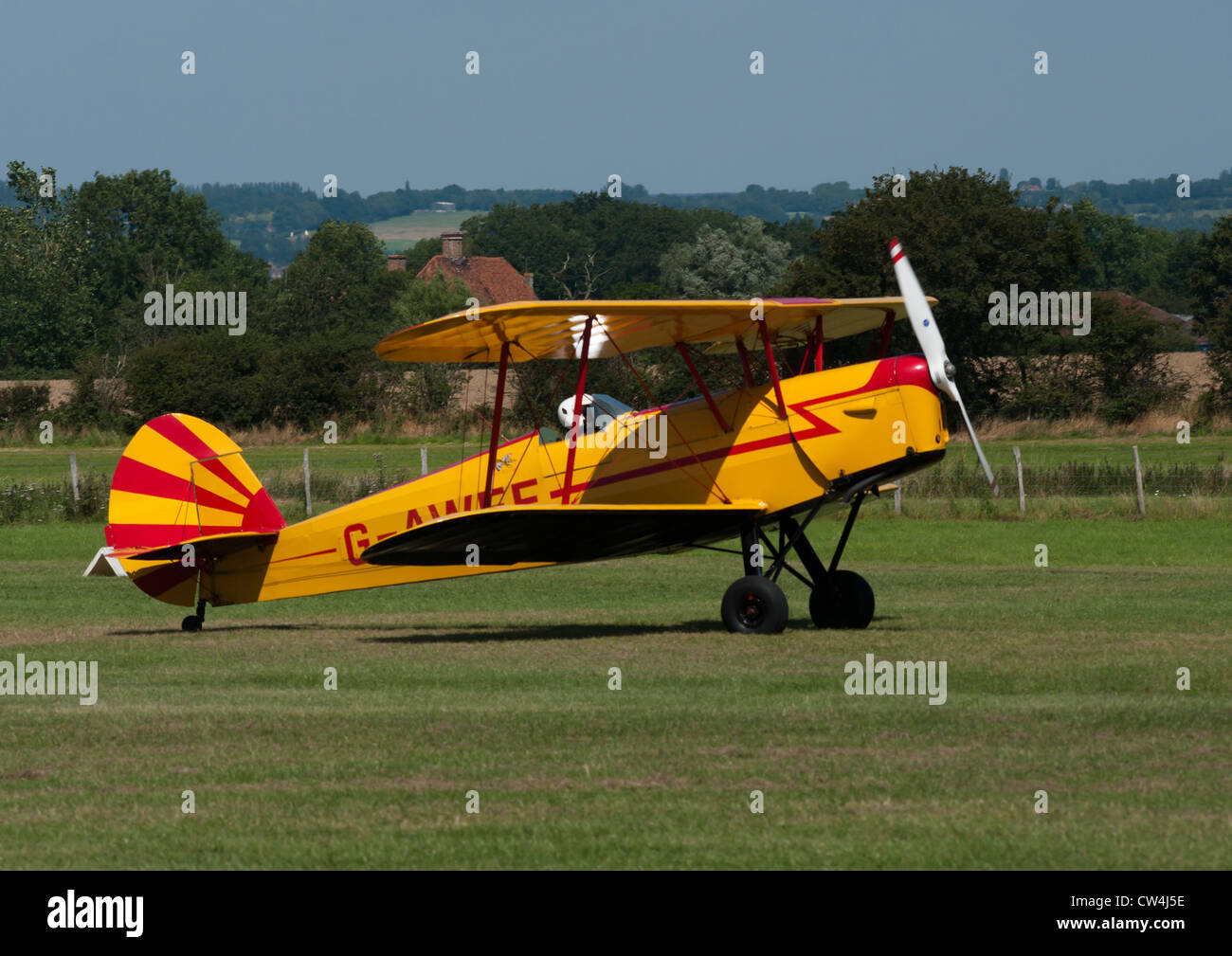 Le Stampe avion biplan Bi UK Banque D'Images