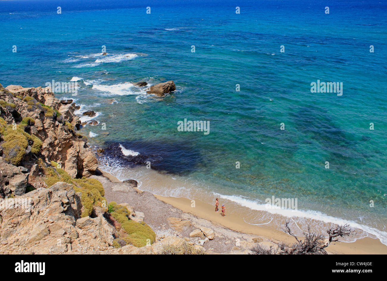 Agistros Beach Elias Bay l'île de Skiathos Grèce Mer Egée Sporades UE Union Européenne Europe Banque D'Images