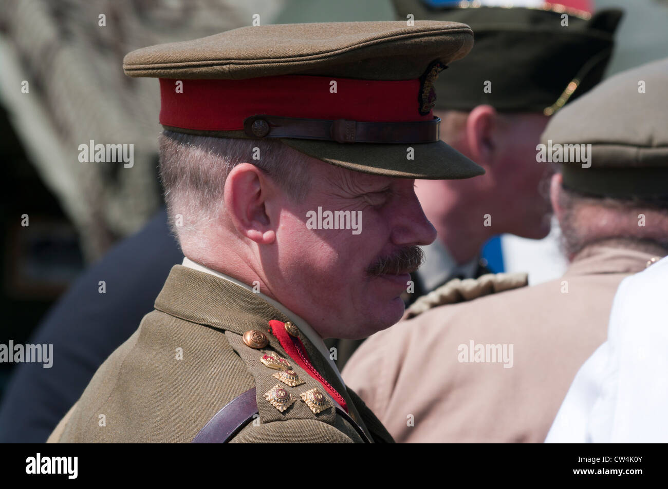 En Uniforme de brigade de l'armée Banque D'Images