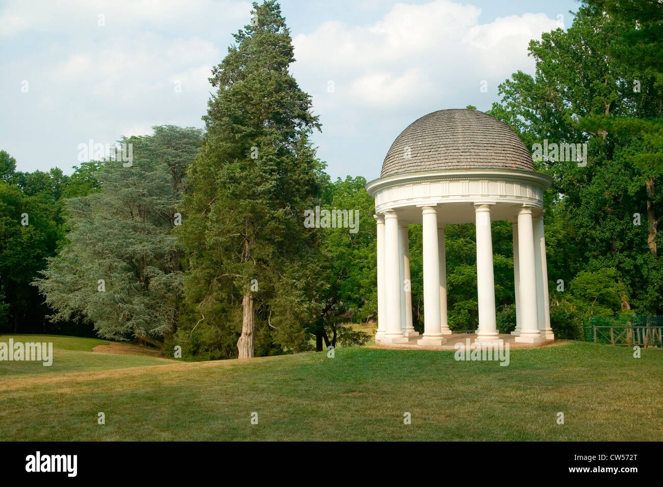 James Madison's Montpelier mansion et Gazebo dans Montpelier Gare VA, Orange County Banque D'Images