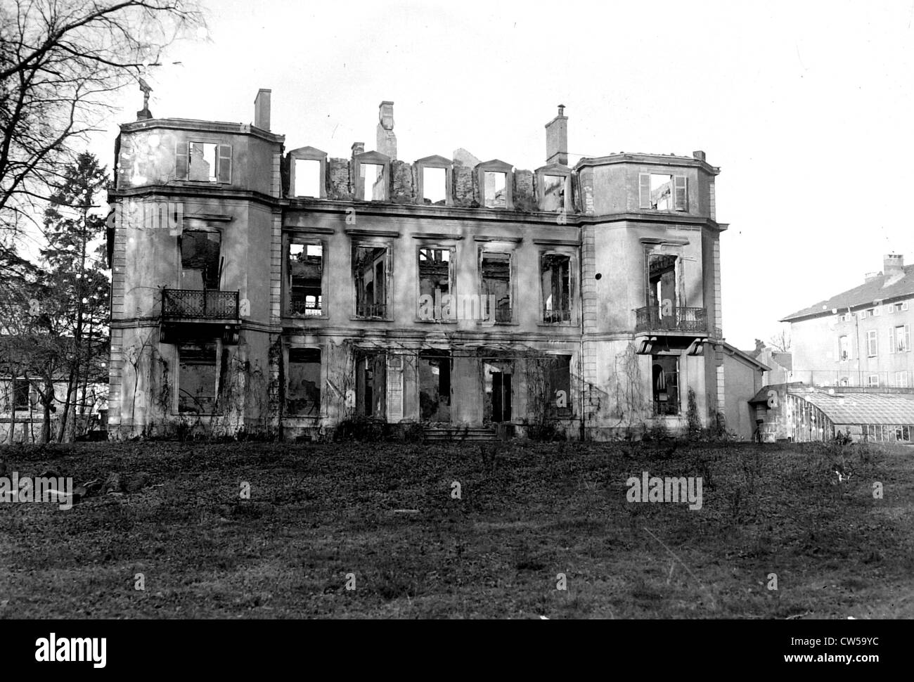 Une visite à l'Est, Lunéville, la sous-préfecture Banque D'Images