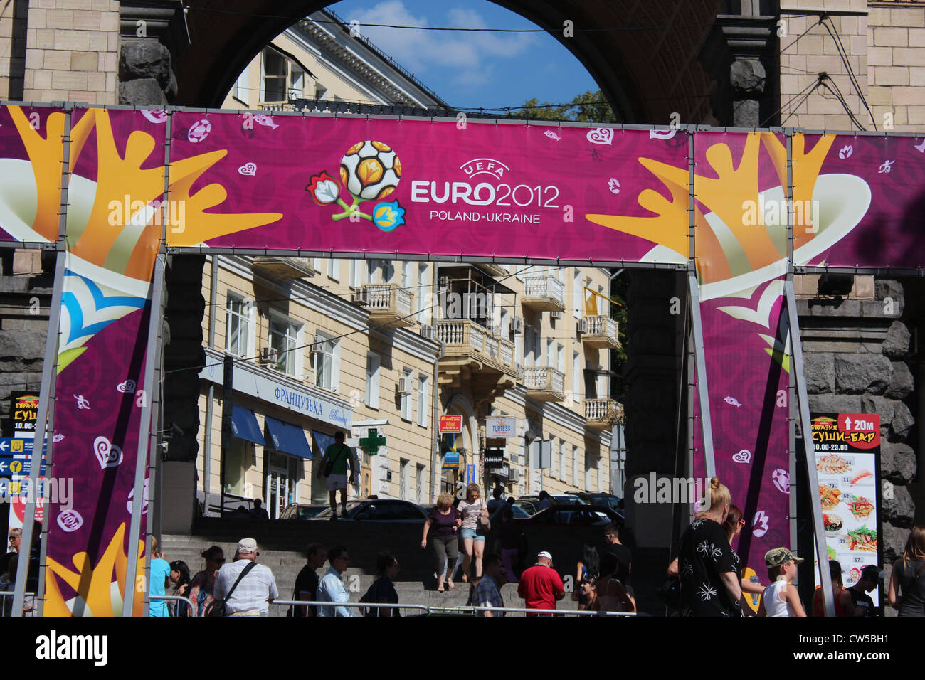 Finale. Kiev, Ukraine, d'Europe de Football 2012 Banque D'Images